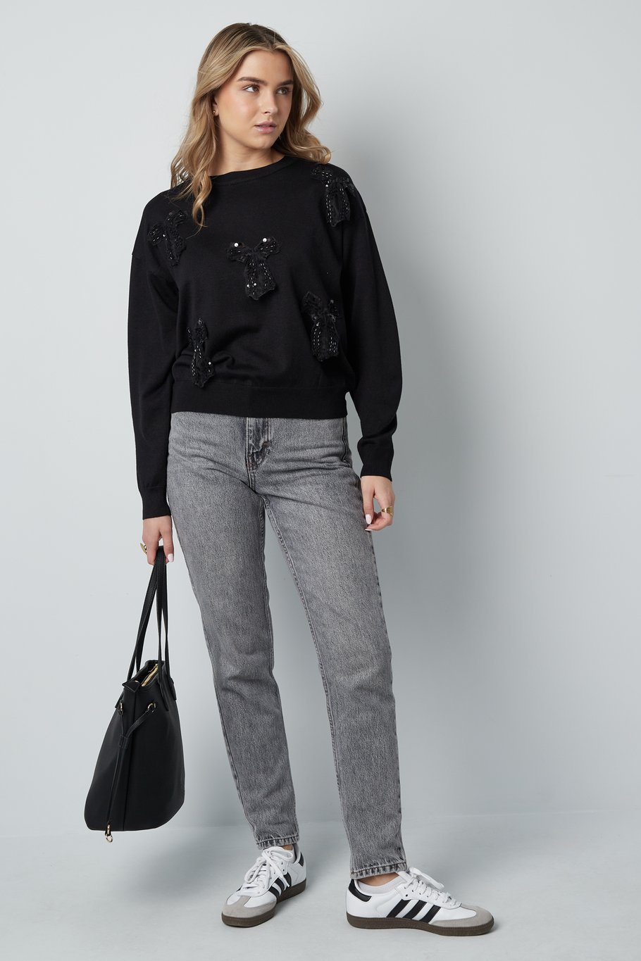 Bow Bliss sweater - black h5Picture7
